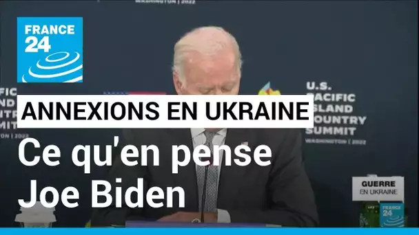 Biden n'acceptera "jamais, jamais, jamais" les revendications russes en Ukraine • FRANCE 24