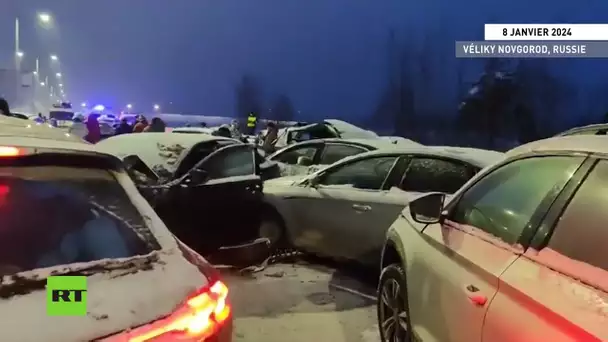 🇷🇺  Russie : collision massive sur l'autoroute près de Novgorod