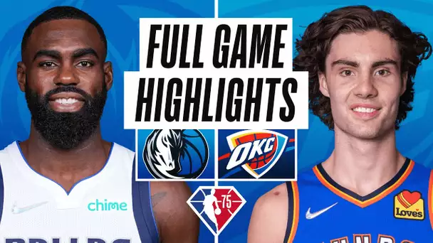 MAVERICKS at THUNDER | FULL GAME HIGHLIGHTS | January 2, 2022