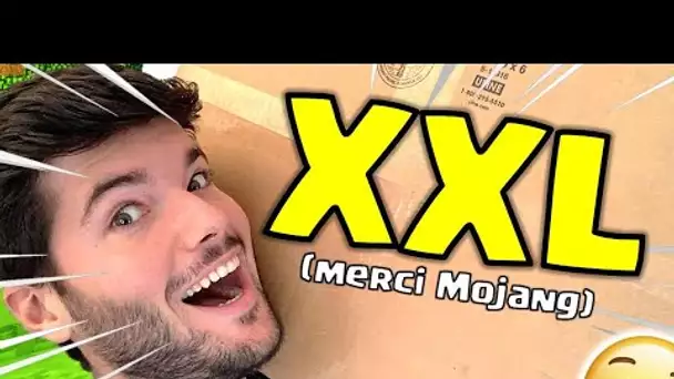 MOJANG M'A ENVOYÉ UNE SURPRISE XXL !! (je te l'offre)