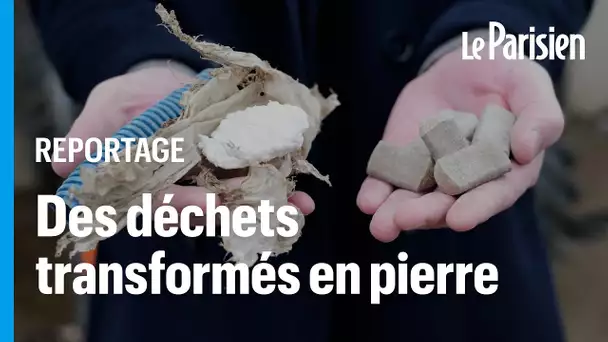 Cette start-up française transforme les « déchets ultimes » en pierre à construction