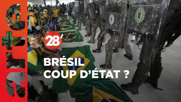 Brésil : les pro-Bolsonaro ont-ils voulu faire un coup d’État ? - 28 Minutes - ARTE