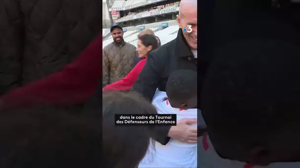 Zinedine Zidane au tournoi des Défenseurs de l'Enfance