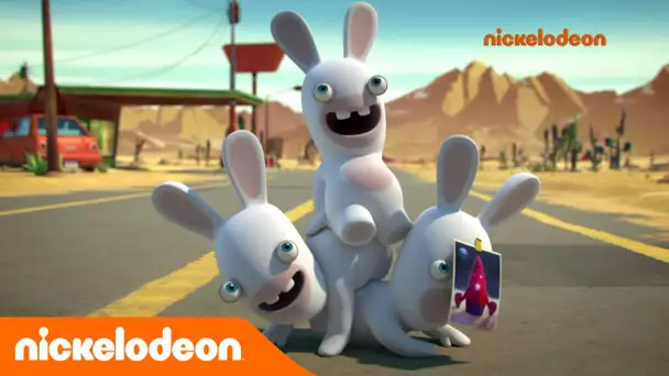 Les lapins crétins | Invasion | La fusée en carton | Nickelodeon France