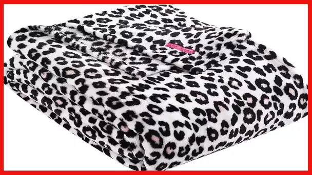 Betsey Johnson | Fleece Collection | Blanket - Ultra Soft & Cozy Plush Fleece, Lightweight & Warm