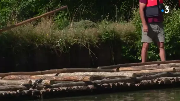 Nièvre : des passionnés font revivre la tradition du train de bois