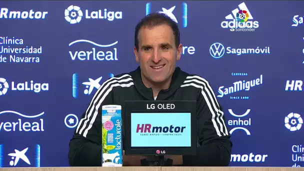 Rueda de prensa CA Osasuna vs RC Celta