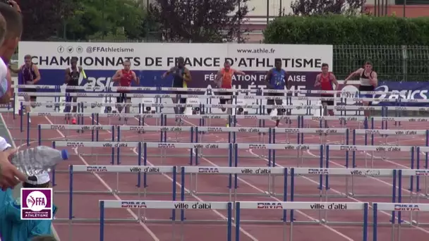 Albi 2017 : Finale 110 m haies Espoirs (Dylan Caty en 14&#039;&#039;03)