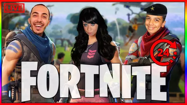 [🔴LIVE] 24H DE LIVE NON STOP ! GO ÉCLATER DES TOP 1 SUR FORTNITE AVEC MOMO, LIA ET L'EQUIPE !