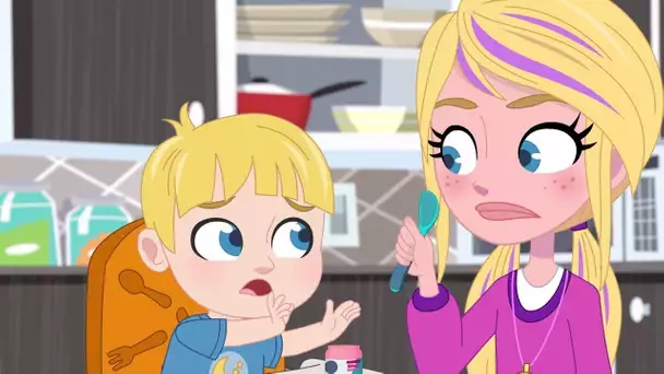 NOUVEAUX ÉPISODES | Baby-sitting à bébé Paxton 👶🏻Polly Pocket France