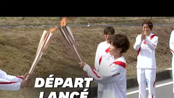 Le relais de la flamme olympique des Jeux de Tokyo 2021 est lancé