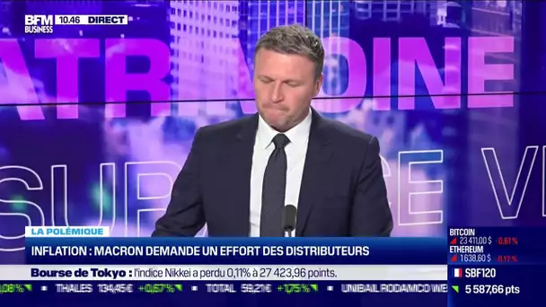 Stéphane Pedrazzi : Inflation, Macron demande un effort des distributeurs