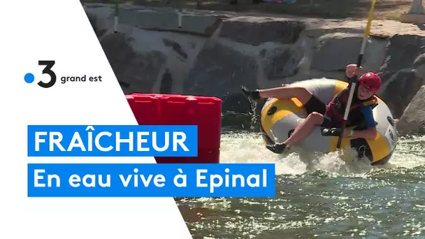Une bonne idée pour se rafraîchir : le bassin d'eau vive à Epinal