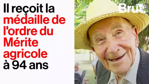 À 94 ans, le pionnier du bio Maurice reçoit la médaille du Mérite agricole