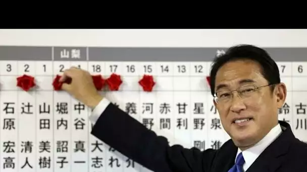 Japon : le Premier ministre Fumio Kishida déclare victoire après un scrutin "très difficile"