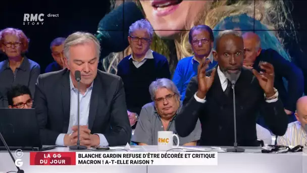 'Les Grandes Gueules' de RMC: Blanche Gardin refuse d&#039;être décorée par Emmanuel Macron (partie 2)