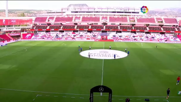 Calentamiento Granada CF vs Deportivo Alavés