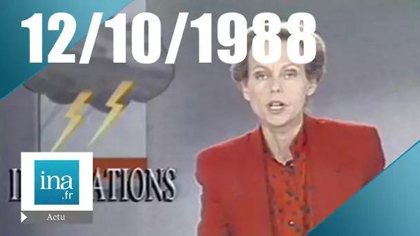 20h Antenne 2 du 12 octobre 1988 | Torrent de boue en Ardèche | Archive INA