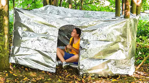 MAISON EN PAPIER ALU ! Astuces pour le camping et recettes délicieuses