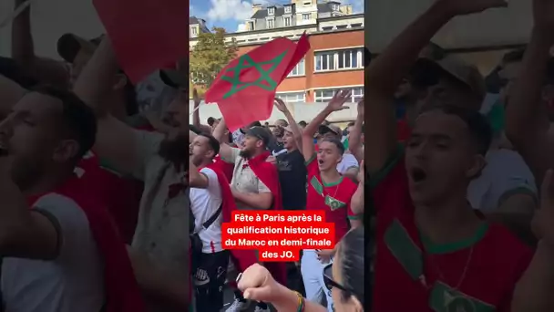 La joie des supporters marocains #paris2024
