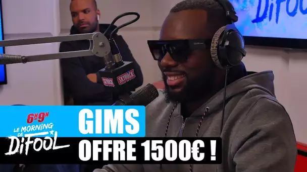 Gims offre 1500€ à une auditrice ! #MorningDeDifool