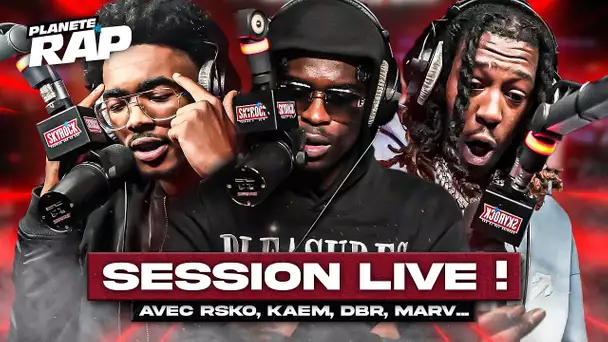 SESSION LIVE avec Rsko, DBR, Yaso, Hk Mjk, Marv, Bagee & Kaem ! #PlanèteRap