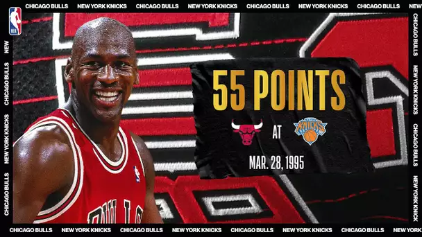 Bulls @ Knicks: Michael Jordan's "double-nickel" game on March 28, 1995 #NBATogetherLive