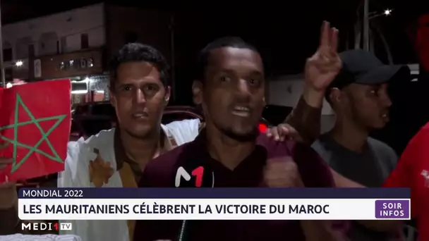 Mondial 2022 : les Mauritaniens célèbrent la victoire du Maroc