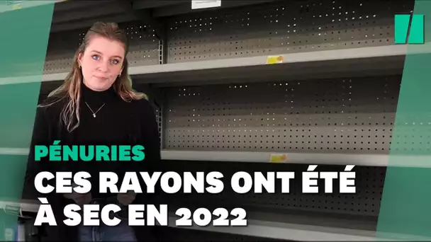 En 2022, ces pénuries alimentaires ont vidé nos rayons de supermarchés