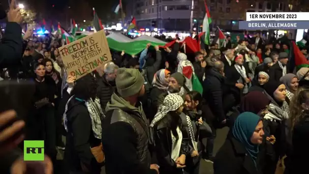 Allemagne : des manifestants descendent dans les rues de Berlin en solidarité avec la Palestine