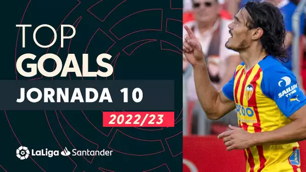 Todos los goles de la jornada 10 de LaLiga Santander 2022/2023