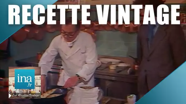 Recette : Loup rôti clouté aux anchois sur un sabayon au Sauterne de Jo Rostang | Archive INA