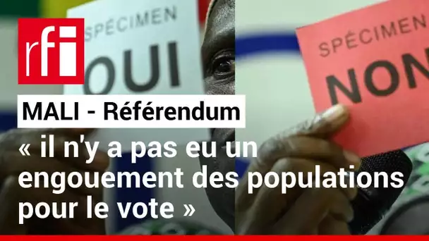 Mali : peu d'affluence dans les bureaux de vote • RFI