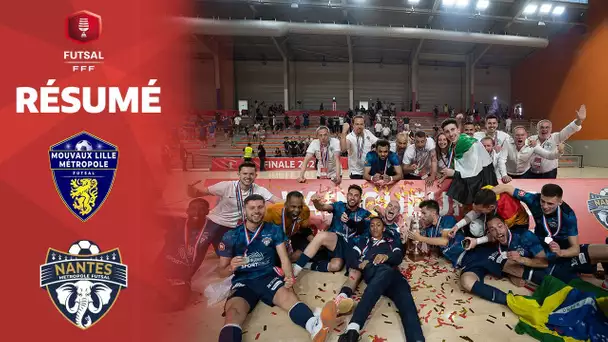 Finale Coupe Nationale Futsal : Nantes MF - Mouvaux LM (5-4 a.p.), le résumé