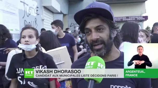Argenteuil : Vikash Dhorasoo présent à la marche blanche en hommage à Sabri
