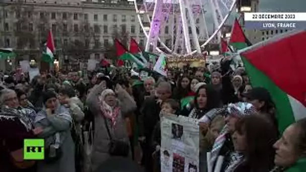 🇫🇷  Lyon : les manifestants se mobilisent contre le conflit à Gaza