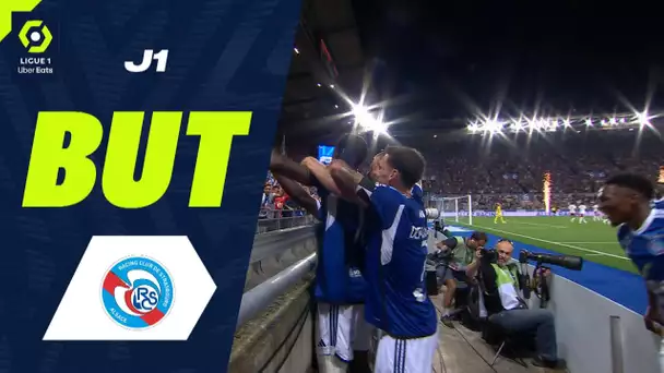 But Jean-Ricner BELLEGARDE (63' - RCSA) RC STRASBOURG ALSACE - OLYMPIQUE LYONNAIS (2-1) 23/24