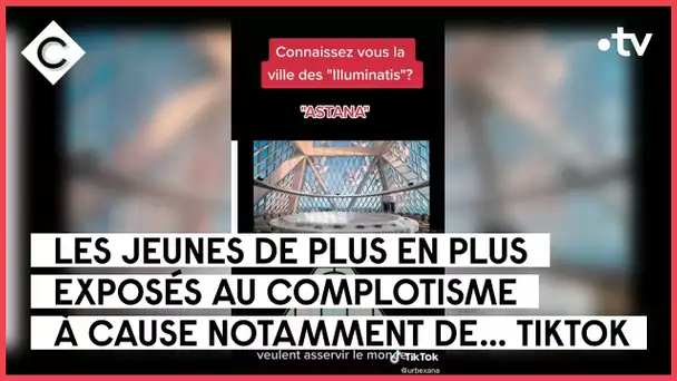 TikTok : une foire aux vidéos complotistes ? - La Story de Mohamed Bouhafsi - C à Vous - 23/01/2023