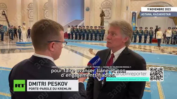Le porte-parole du Kremlin compare les promesses de l'UE à la carotte pour faire avancer l’âne
