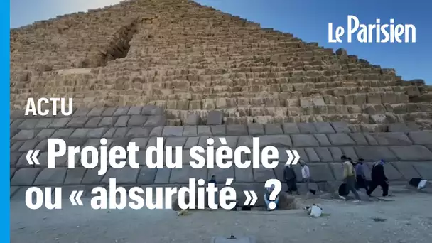 Égypte : polémique autour de la rénovation d’une des pyramides de Gizeh