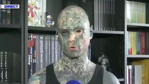 Un instituteur entièrement tatoué risque de ne plus pouvoir enseigner, il témoigne sur BFMTV (VIDE
