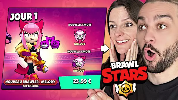 ON CRAQUE SUR BRAWL STARS ! (MELODY EST INCROYABLE !)