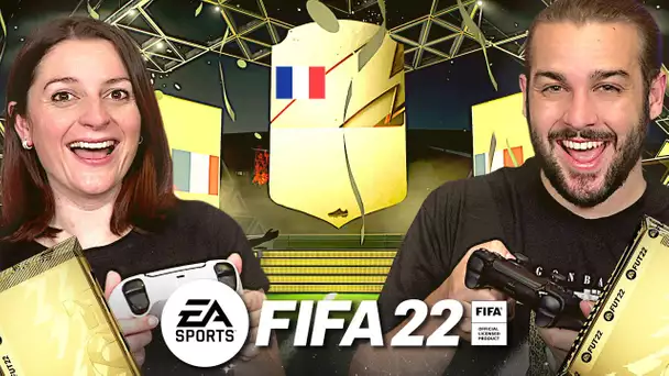 MEGA PACK OPENING FIFA 22 : ON PACK DES JOUEURS INCROYABLES ET DES ANIMATIONS ! MEGA