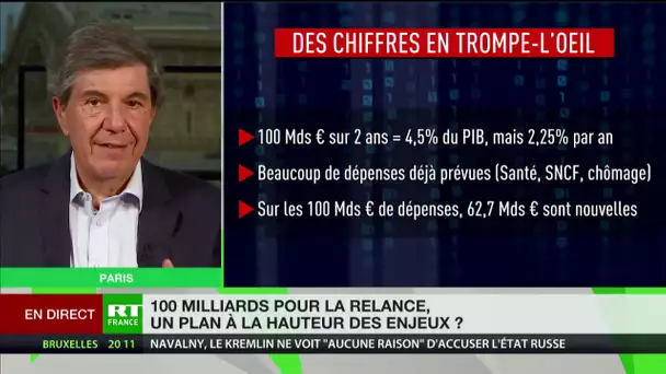 Chronique éco de Jacques Sapir - 100 milliards pour la relance : un plan à la hauteur des enjeux ?