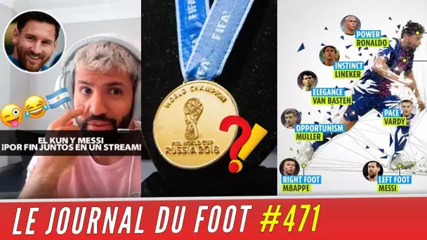 Quand AGUERO appelle MESSI en live,  mais qui a vendu sa médaille d'OR de Champion du Monde ?