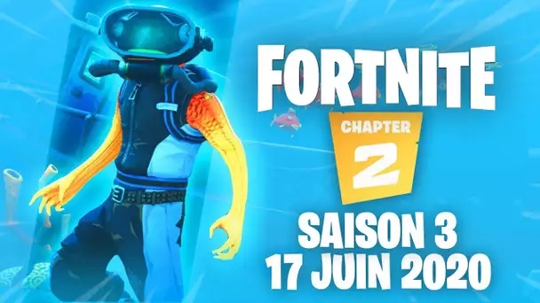 NOUVELLE DATE POUR LA SAISON 3 DE FORTNITE ET L'EVENEMENT "LE DISPOSITIF" DE LA SAISON 2 !