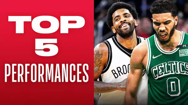 Top 5 EPIC Performances NBA Week 22 🔥👏 (LeBron, Steph, Kyrie & More)