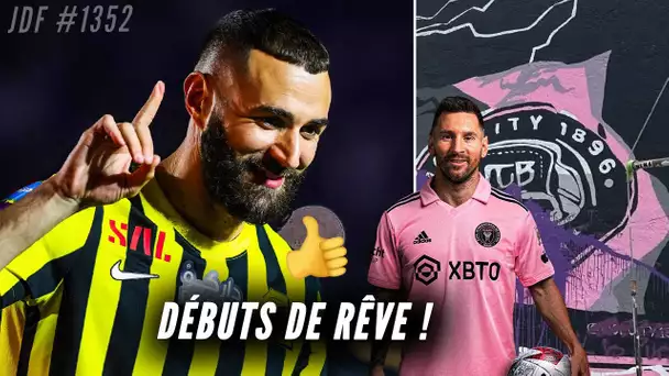 Karim BENZEMA brille déjà pour son premier match, MESSI n'a pas que des fans en MLS...