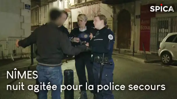 Nîmes : nuit agitée pour la police secours