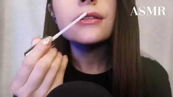 ASMR FRANCAIS ⚪️ GLOSS 👄⭐ bruit de bouche, tapping, pop, t t t